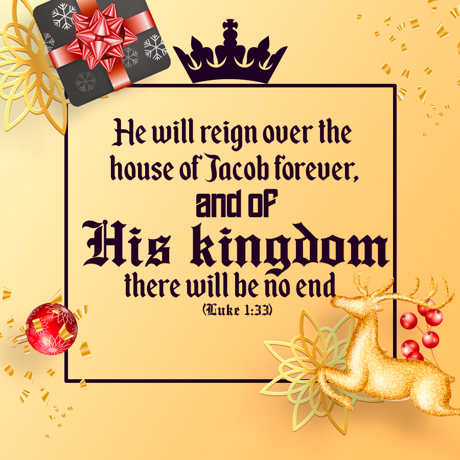 Luke 1 33 God s Love Ministries Today s Promise